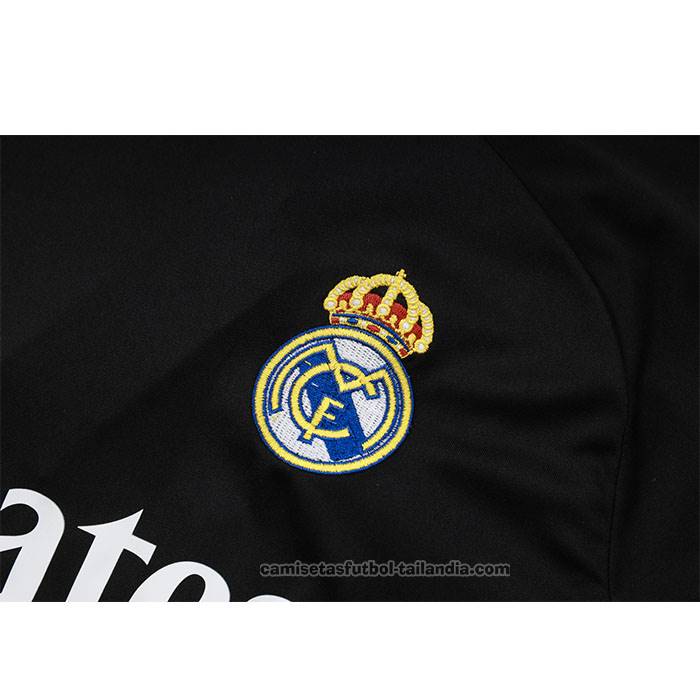 Chandal del Real Madrid Dragon Manga Corta 24/25 Negro y Purpura - Pantalon Corto